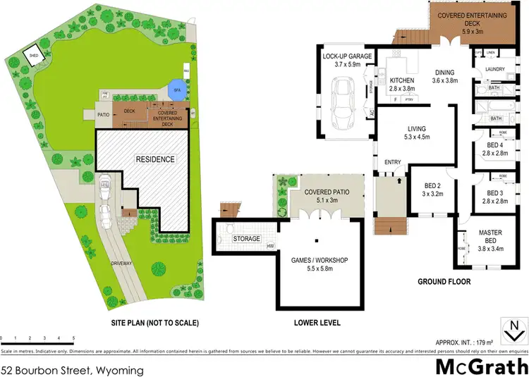 Floorplan of Homely house listing, 52 Bourbon Street, Wyoming NSW 2250
