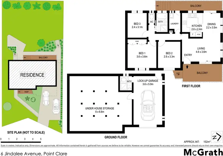 Floorplan of Homely house listing, 6 Jindalee Avenue, Point Clare NSW 2250
