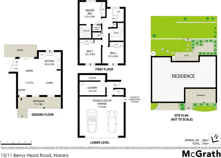 Floorplan of Homely townhouse listing, 15/11 Berrys Head Road, Narara NSW 2250