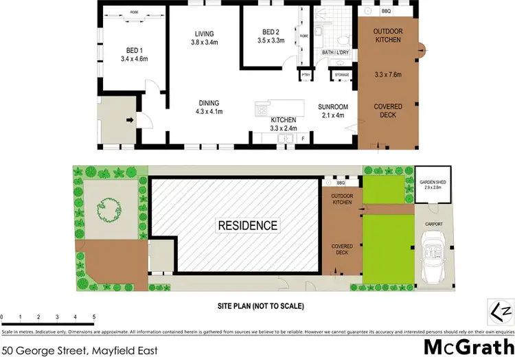 Floorplan of Homely house listing, 50 George Street, Mayfield East NSW 2304