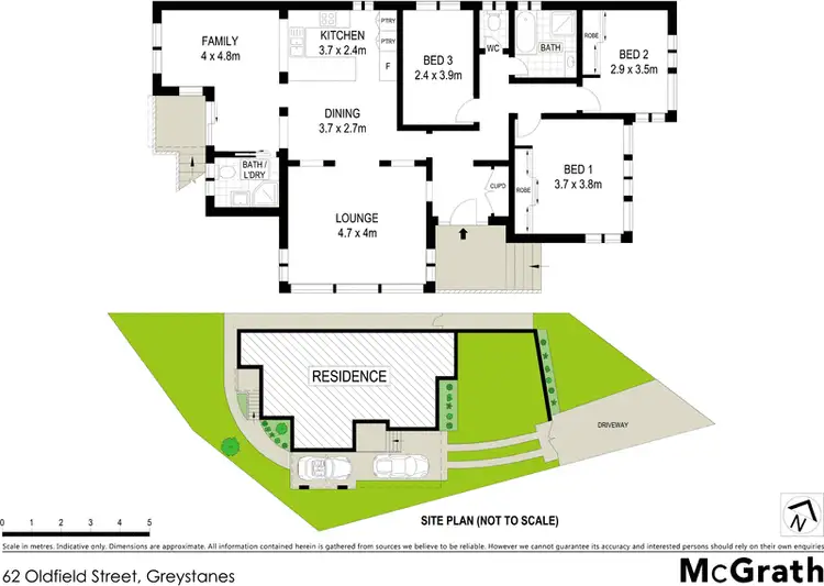 Floorplan of Homely house listing, 62 Oldfield Street, Greystanes NSW 2145