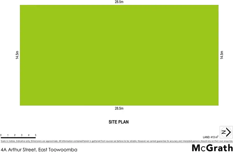 Floorplan of Homely land listing, 4A Arthur Street, East Toowoomba QLD 4350