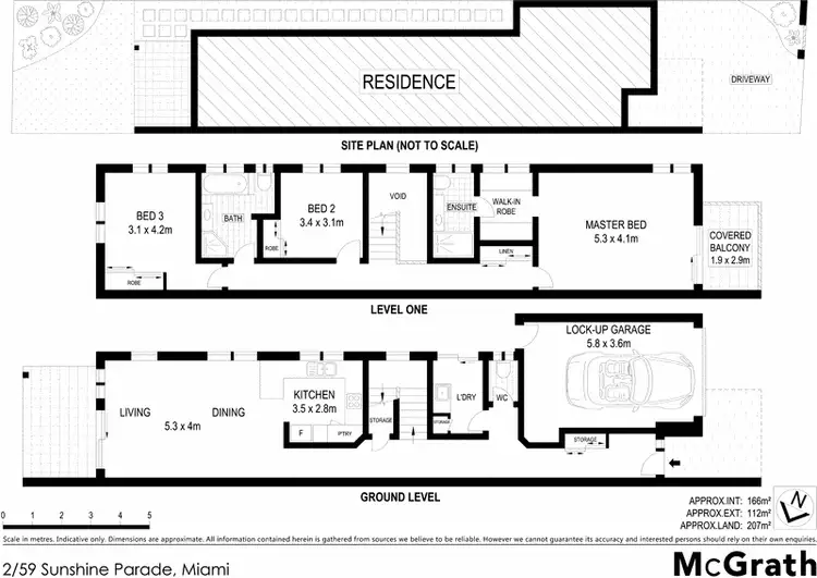 Floorplan of Homely townhouse listing, 2/59 Sunshine Parade, Miami QLD 4220