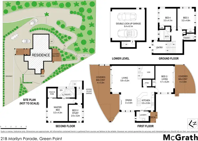 Floorplan of Homely house listing, 21B Marilyn Parade, Green Point NSW 2251