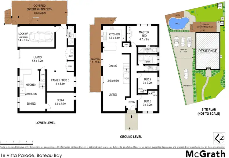 Floorplan of Homely house listing, 18 Vista Parade, Bateau Bay NSW 2261