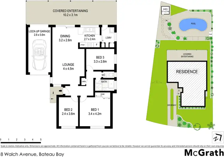 Floorplan of Homely house listing, 8 Walch Avenue, Bateau Bay NSW 2261