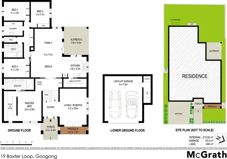Floorplan of Homely house listing, 19 Baxter Loop, Googong NSW 2620