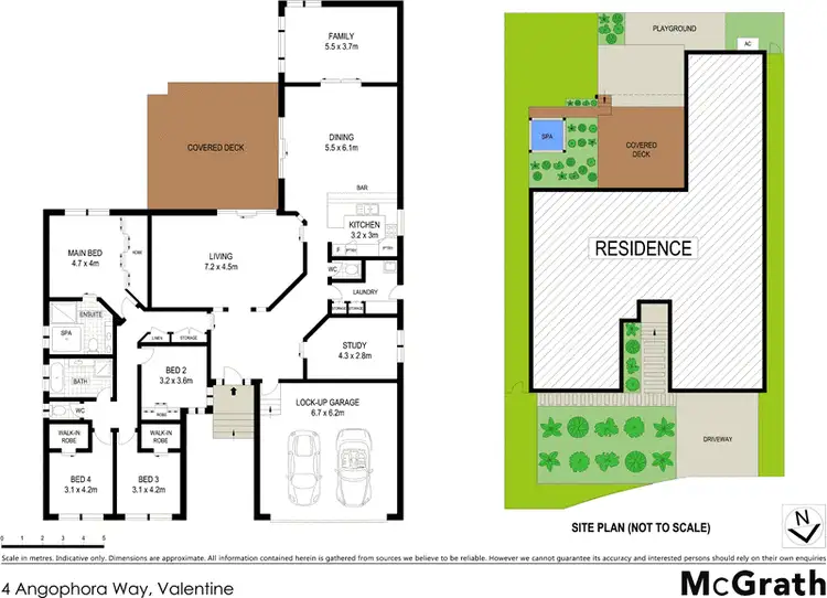 Floorplan of Homely house listing, 4 Angophora Way, Valentine NSW 2280