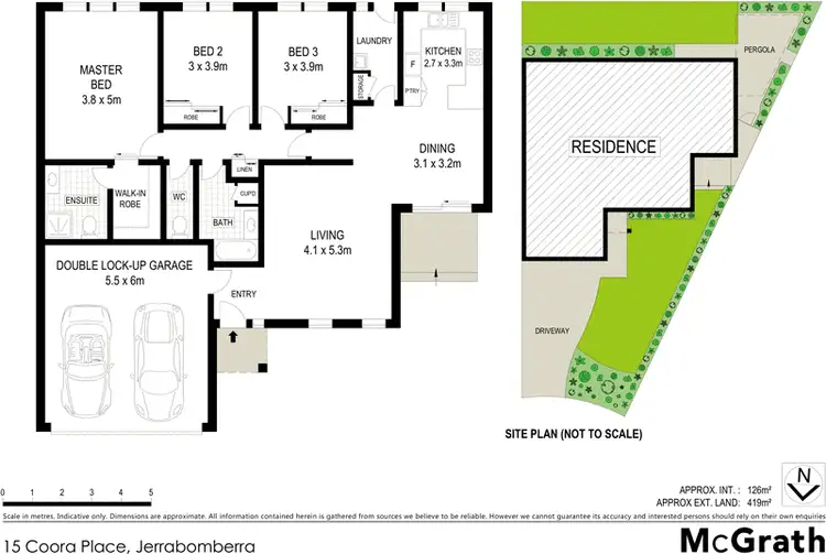 Floorplan of Homely house listing, 15 Coora Place, Jerrabomberra NSW 2619