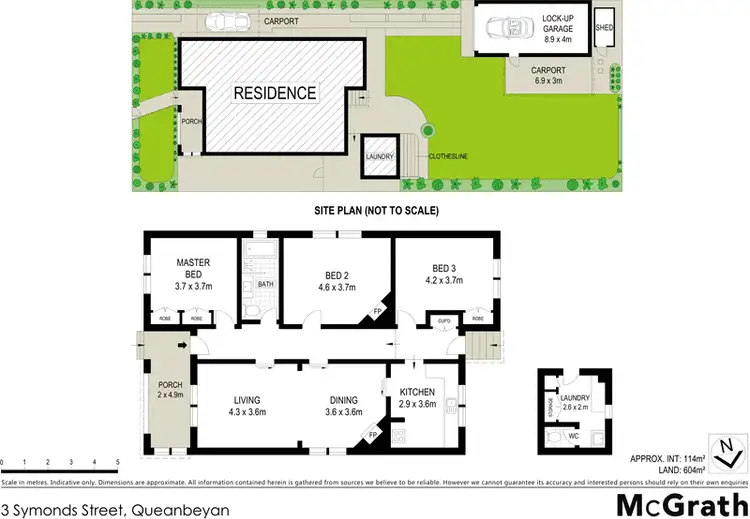 Floorplan of Homely house listing, 3 Symonds Street, Queanbeyan NSW 2620