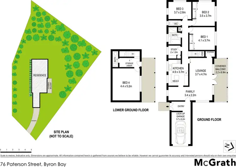 Floorplan of Homely house listing, 76 Paterson Street, Byron Bay NSW 2481