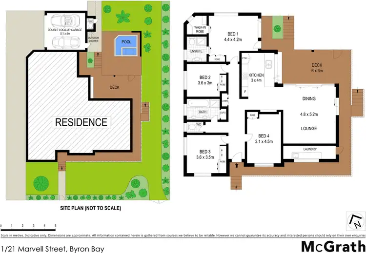Floorplan of Homely house listing, 1/21 Marvell Street, Byron Bay NSW 2481