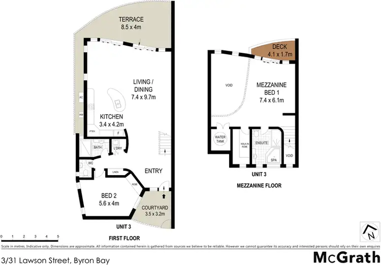 Floorplan of Homely apartment listing, Proposed 4/31 Lawson Street, Byron Bay NSW 2481