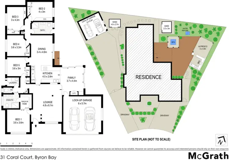Floorplan of Homely house listing, 31 Coral Court, Byron Bay NSW 2481