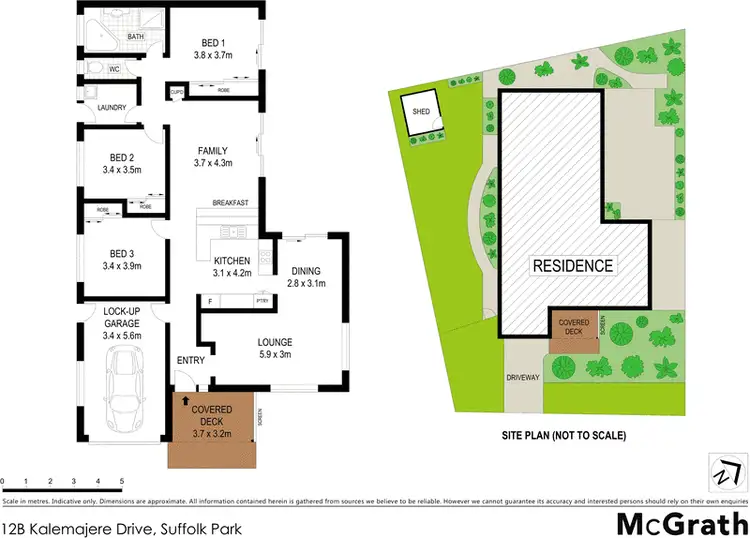 Floorplan of Homely house listing, 12B Kalemajere Drive, Suffolk Park NSW 2481