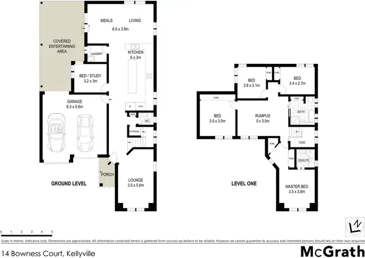 Floorplan of Homely house listing, 14 Bowness Court, Kellyville NSW 2155