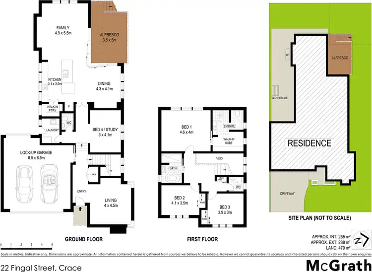 Floorplan of Homely house listing, 22 Fingal Street, Crace ACT 2911
