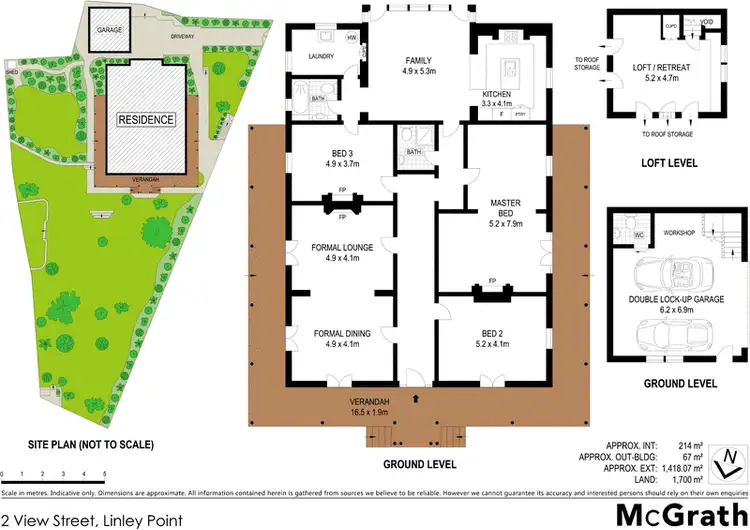 Floorplan of Homely house listing, 2 View Street, Linley Point NSW 2066
