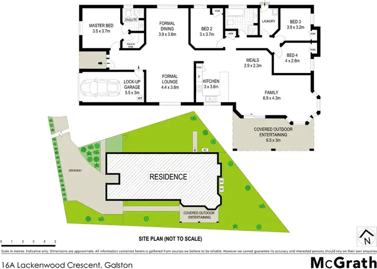 Floorplan of Homely house listing, 16A Lackenwood Crescent, Galston NSW 2159