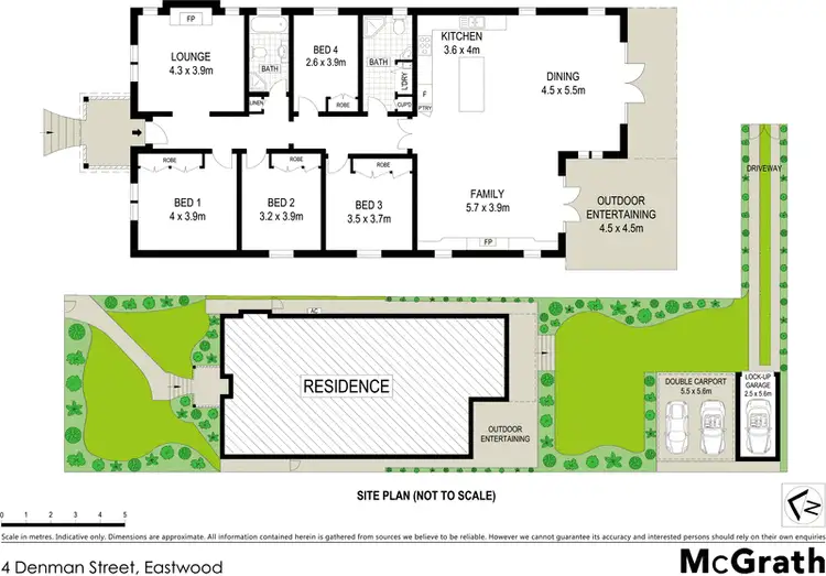 Floorplan of Homely house listing, 4 Denman Street, Eastwood NSW 2122