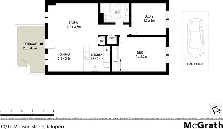 Floorplan of Homely apartment listing, 10/11 Manson Street, Telopea NSW 2117