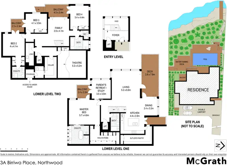 Floorplan of Homely house listing, 3A Birriwa Place, Northwood NSW 2066