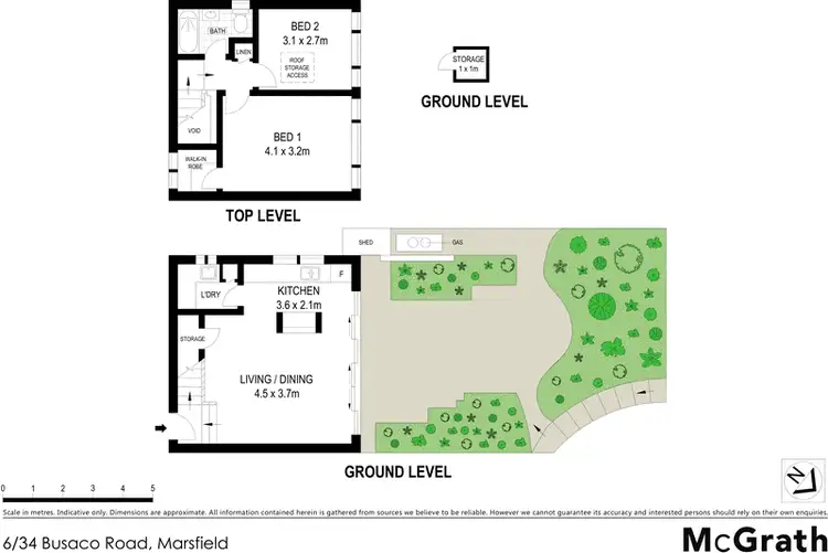 Floorplan of Homely townhouse listing, 6/34 Busaco Road, Marsfield NSW 2122