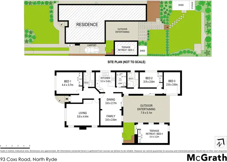 Floorplan of Homely house listing, 93 Coxs Road, North Ryde NSW 2113