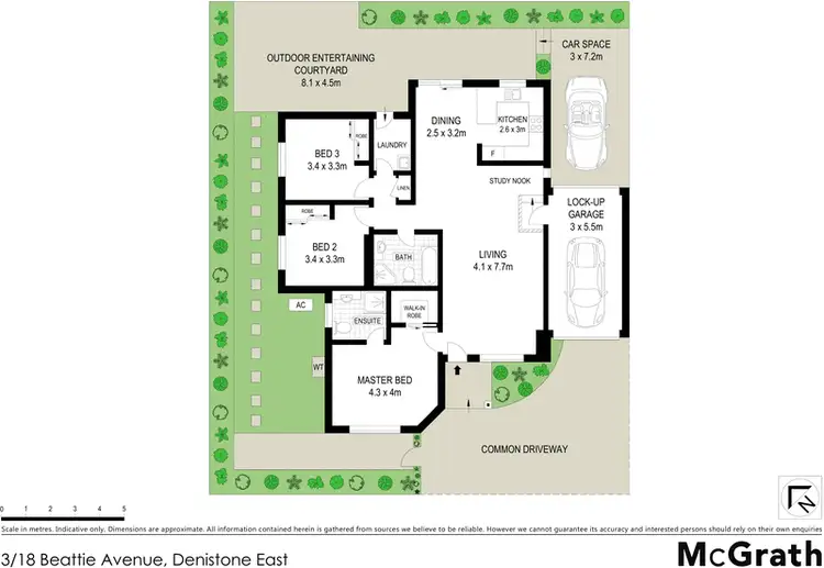 Floorplan of Homely villa listing, 3/18 Beattie Avenue, Denistone East NSW 2112