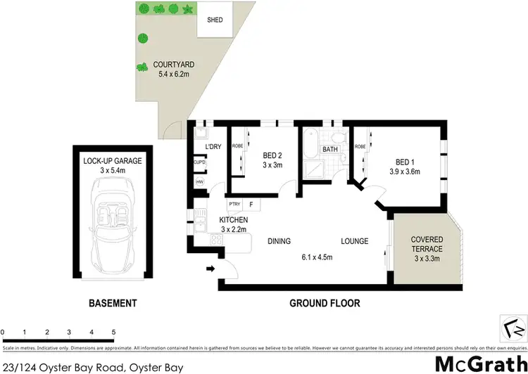 Floorplan of Homely villa listing, 23/124 Oyster Bay Road, Oyster Bay NSW 2225