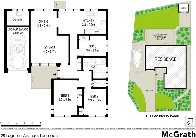 Floorplan of Homely house listing, 28 Lugarno Avenue, Leumeah NSW 2560