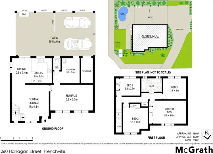 Floorplan of Homely house listing, 260 Flanagan Street, Frenchville QLD 4701