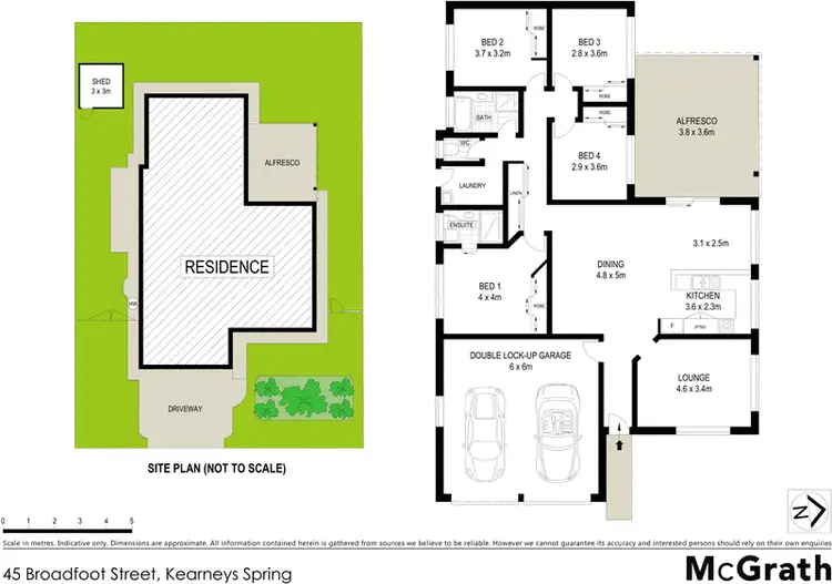 Floorplan of Homely house listing, 45 Broadfoot Street, Kearneys Spring QLD 4350