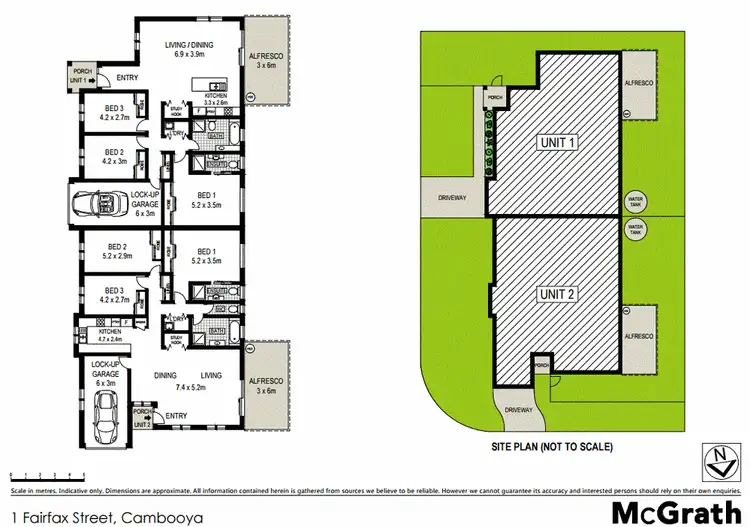 Floorplan of Homely apartment listing, 2/1 Fairfax Street, Cambooya QLD 4358