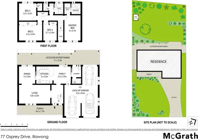 Floorplan of Homely house listing, 77 Osprey Drive, Illawong NSW 2234