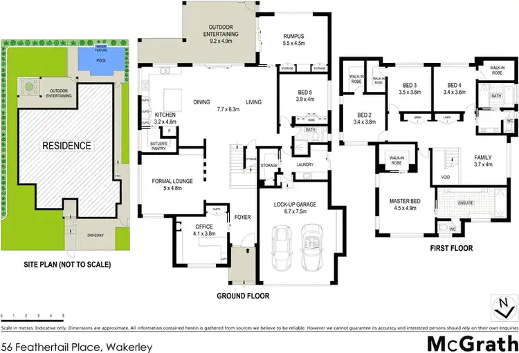 Floorplan of Homely house listing, 56 Feathertail Place, Wakerley QLD 4154