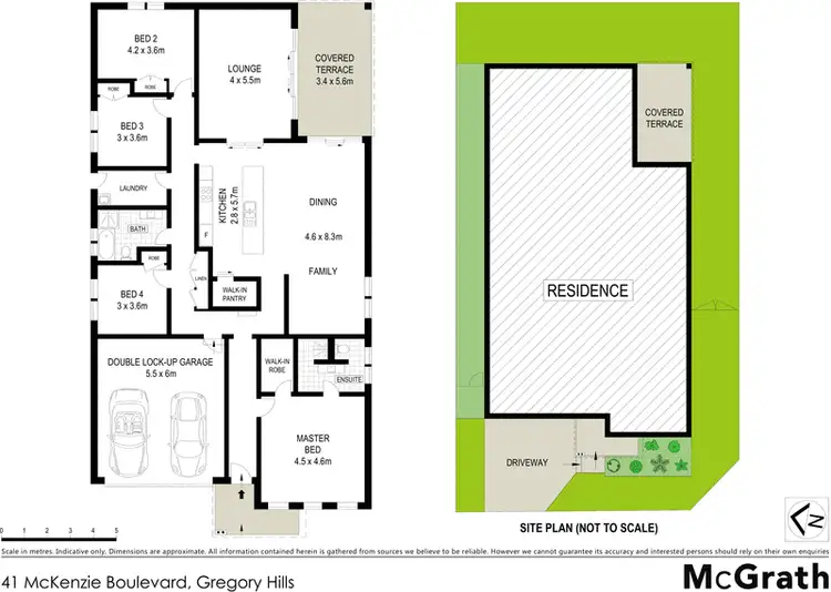 Floorplan of Homely house listing, 41 McKenzie Boulevard, Gregory Hills NSW 2557