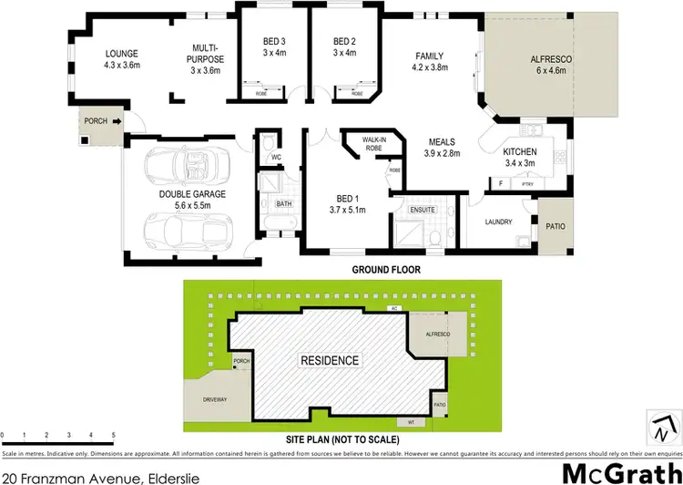 Floorplan of Homely house listing, 20 Franzman Avenue, Elderslie NSW 2570