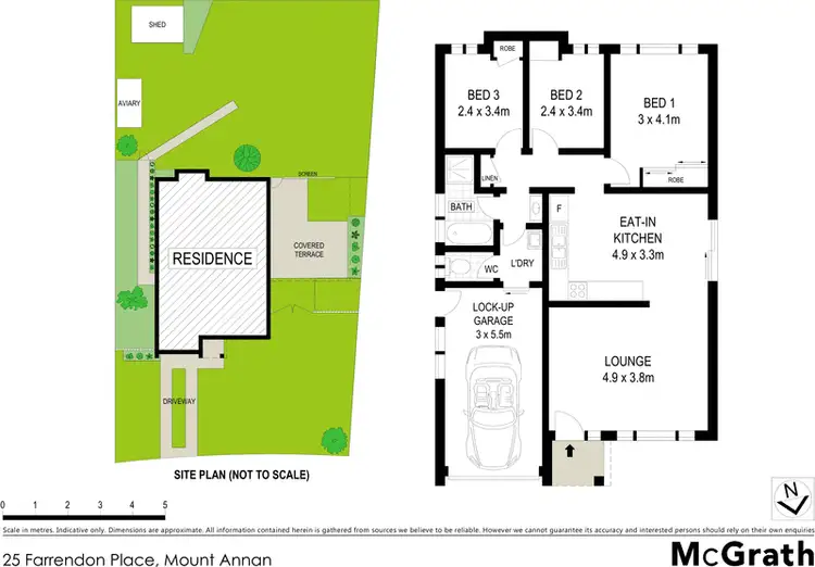 Floorplan of Homely house listing, 25 Farrendon Place, Mount Annan NSW 2567