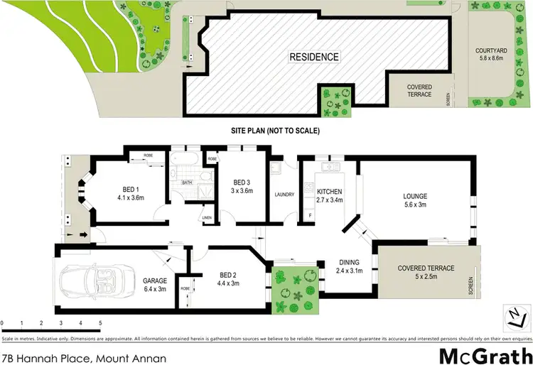 Floorplan of Homely house listing, 7B Hannah Place, Mount Annan NSW 2567