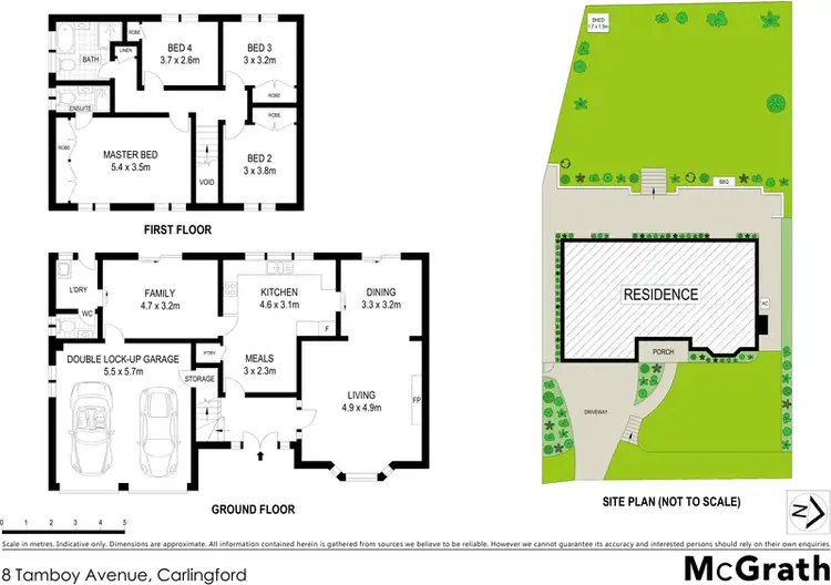 Floorplan of Homely house listing, 8 Tamboy Avenue, Carlingford NSW 2118