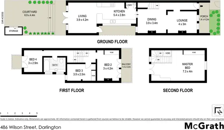 Floorplan of Homely house listing, 486 Wilson Street, Darlington NSW 2008