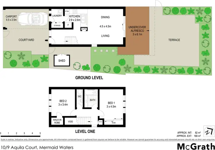 Floorplan of Homely apartment listing, 10/9 Aquila Court, Mermaid Waters QLD 4218