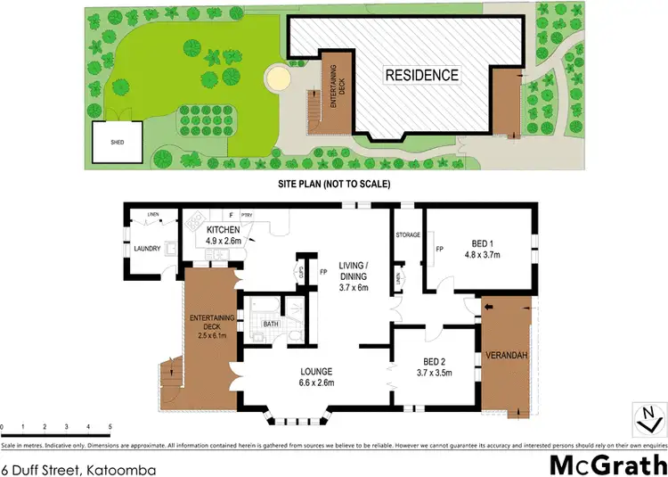 Floorplan of Homely house listing, 6 Duff Street, Katoomba NSW 2780