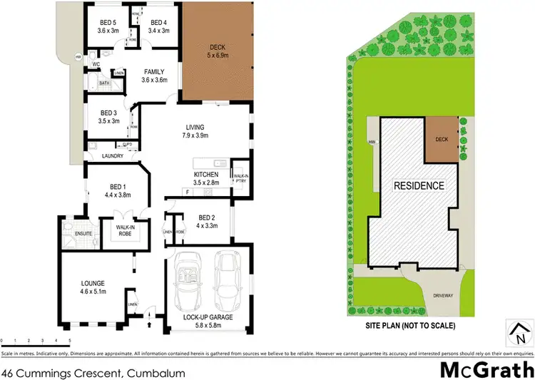 Floorplan of Homely house listing, 46 Cummings Crescent, Cumbalum NSW 2478