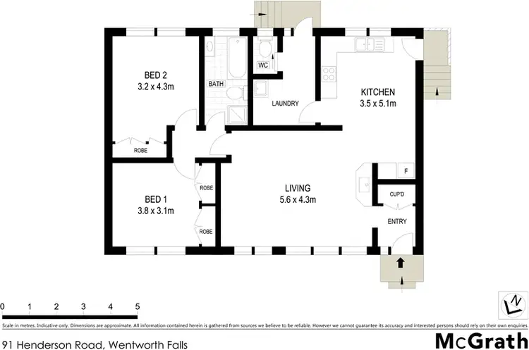 Floorplan of Homely house listing, 91 Henderson Road, Wentworth Falls NSW 2782