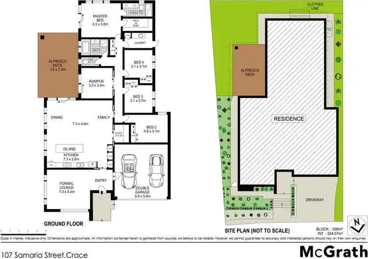 Floorplan of Homely house listing, 107 Samaria Street, Crace ACT 2911