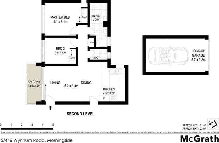 Floorplan of Homely apartment listing, 5/446 Wynnum Road, Morningside QLD 4170
