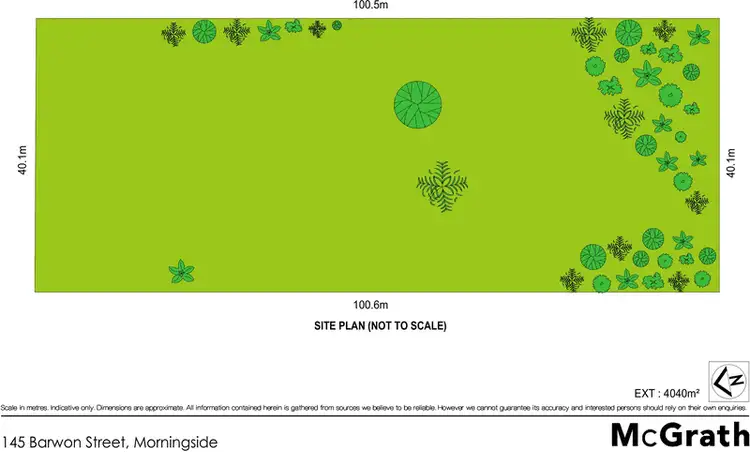 Floorplan of Homely land listing, 145 Barwon Street, Morningside QLD 4170