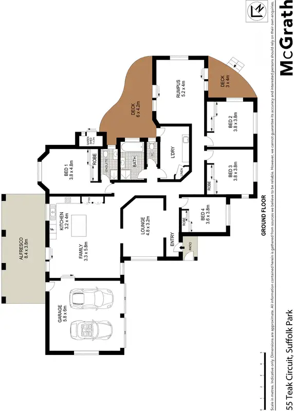 Floorplan of Homely house listing, 55 Teak Circuit, Suffolk Park NSW 2481